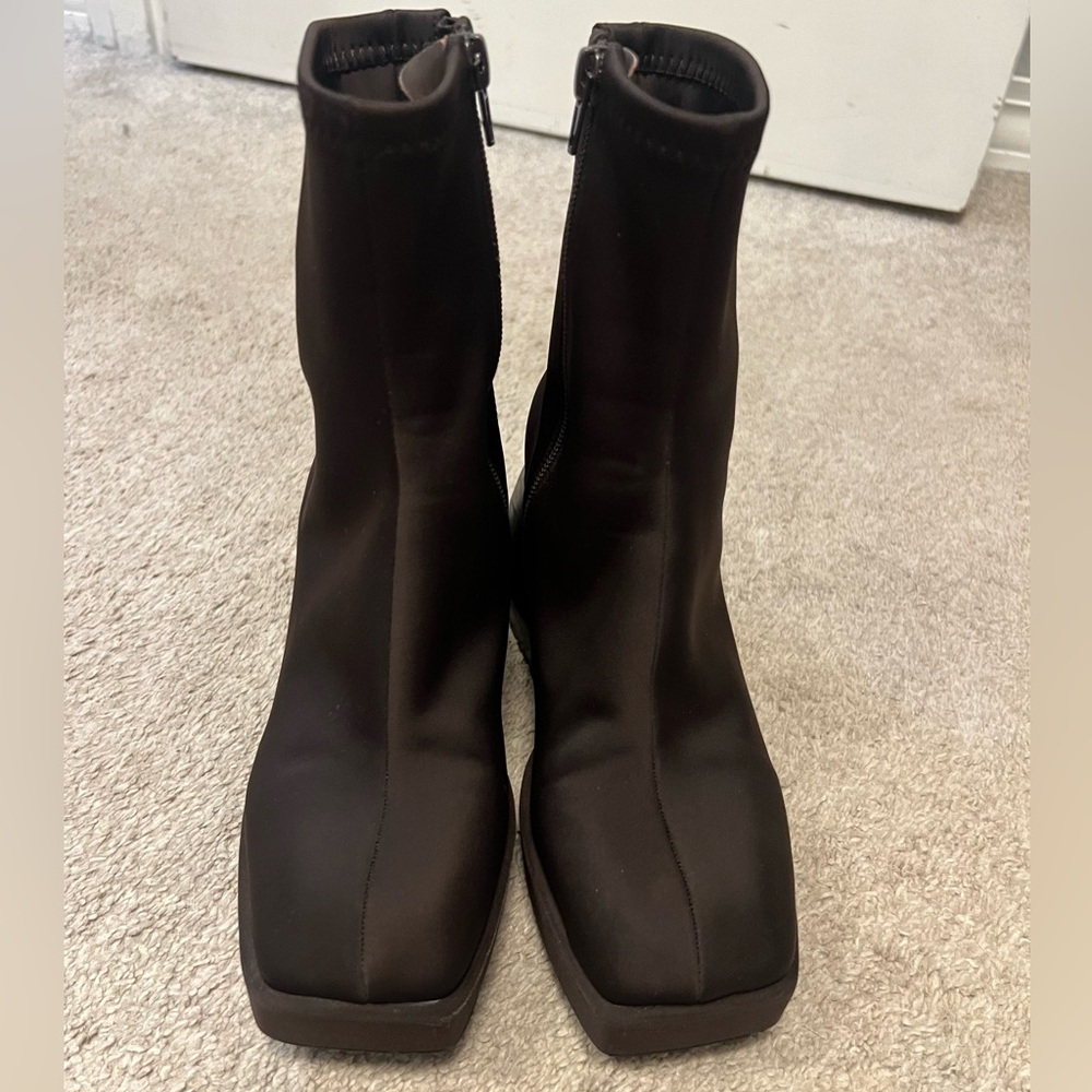 Jeffrey Campbell Dauphin square toe boot
